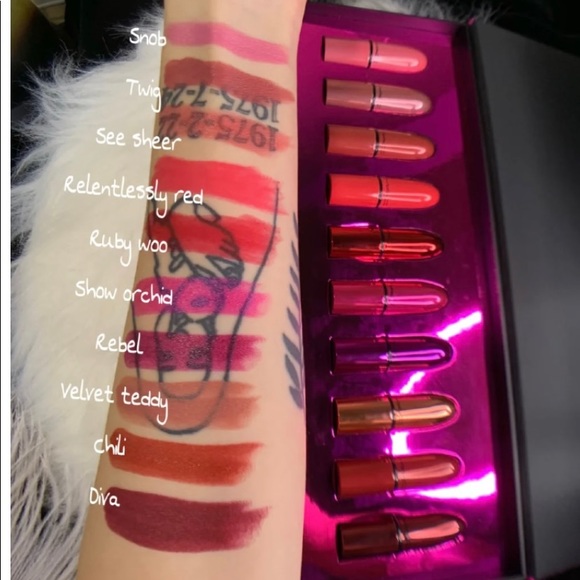 (No Available)MAC Shiny Pretty Things Lip Kit - Picture 2 of 4